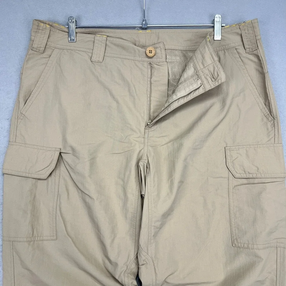 Eddie‎ Bauer Men's Cargo Pants 38x30 Outdoor Hiking Nylon Lightweight Packable